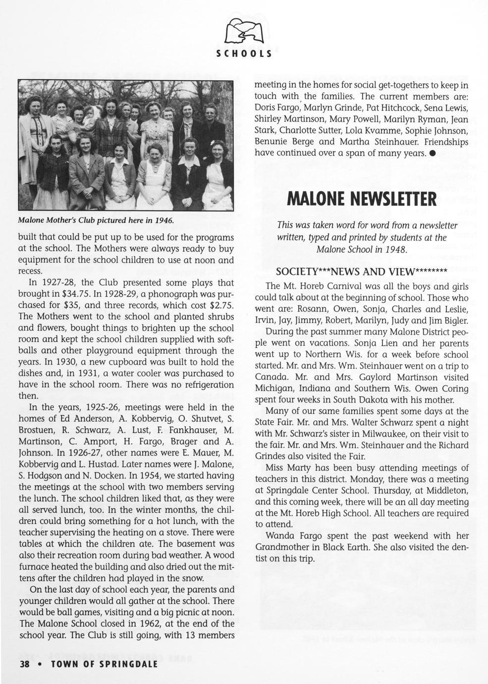 Town of Springdale, Dane County, Wisconsin 18481998 Full view