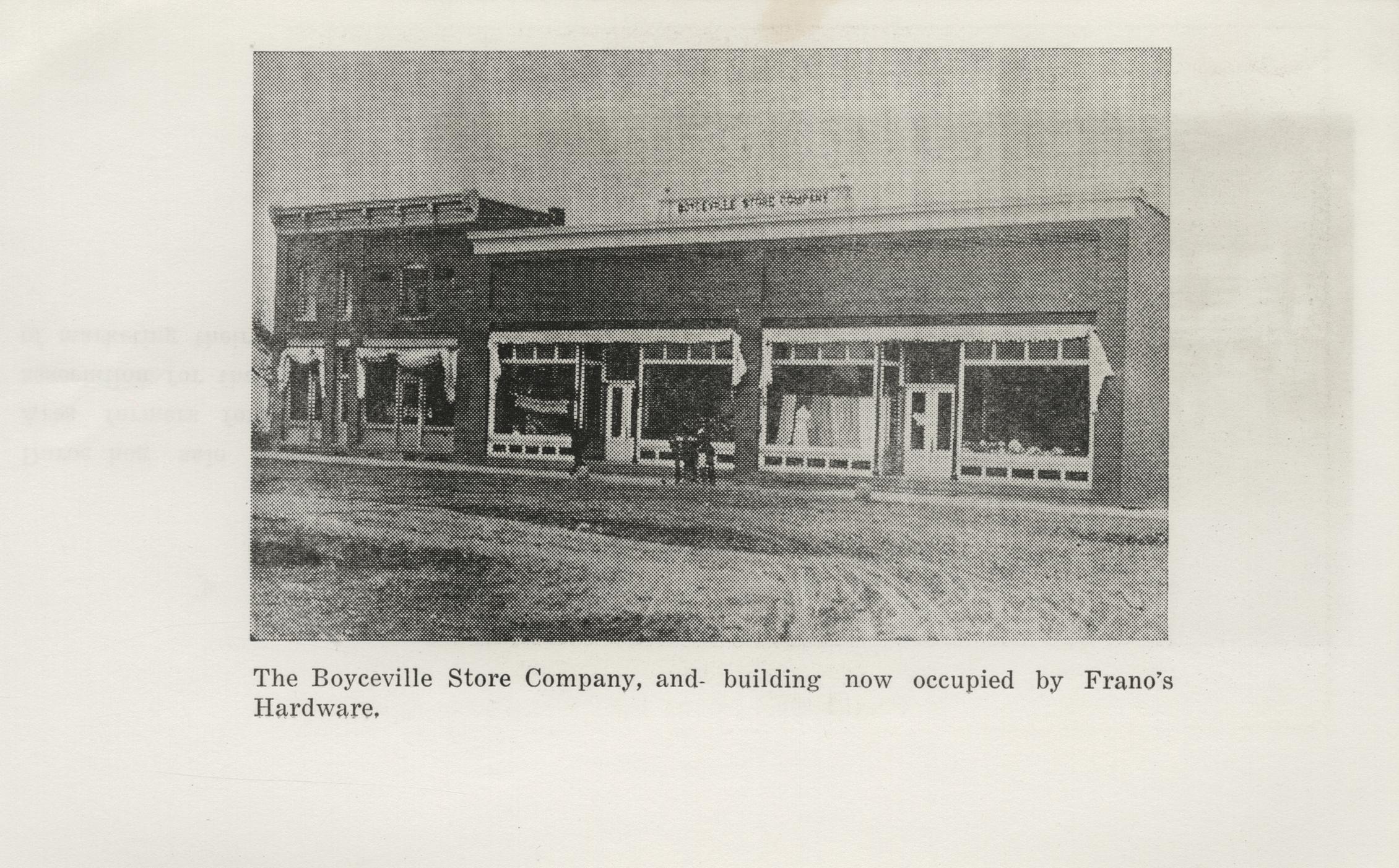 Panorama of progress the history of Boyceville, Wisconsin 18601960