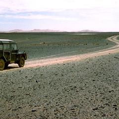 Desert Road between Taouz and Erfoud