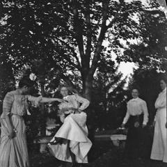 Unidentified women dancing