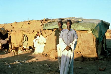 Before the Bulldozer at Khartoum Shanytown for War Refugees from the South