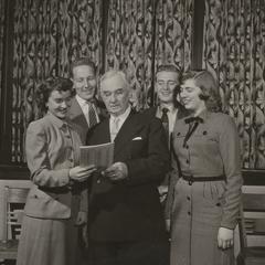 Harry Adams and scholarship winners