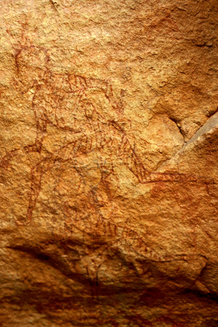 Petroglyph : Figures with Body Painting