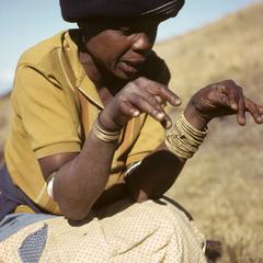 Southern Africa : Domestic Activities : games, stick-fighting - UWDC -  UW-Madison Libraries