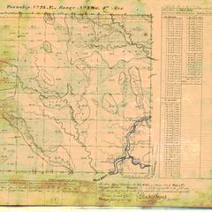 [Public Land Survey System map: Wisconsin Township 23 North, Range 03 West]