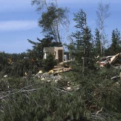 Tornado damage