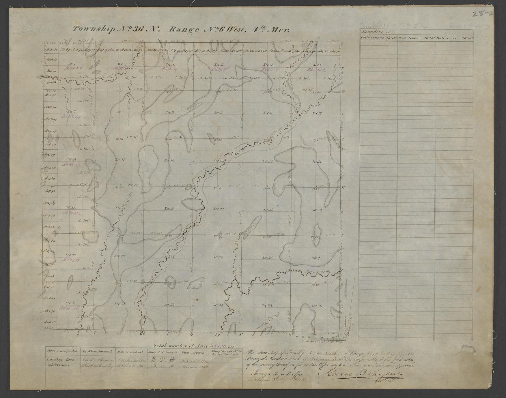 [Public Land Survey System map: Wisconsin Township 36 North, Range 06 West]