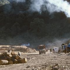 Lumbermill with logs, Rincon de Manantlán