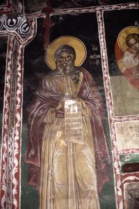 Fresco of St. Anthony at Xenophontos