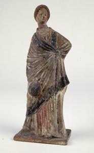 Statuette of Draped Girl in Tanagra Style