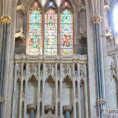Wells Cathedral interior chancel