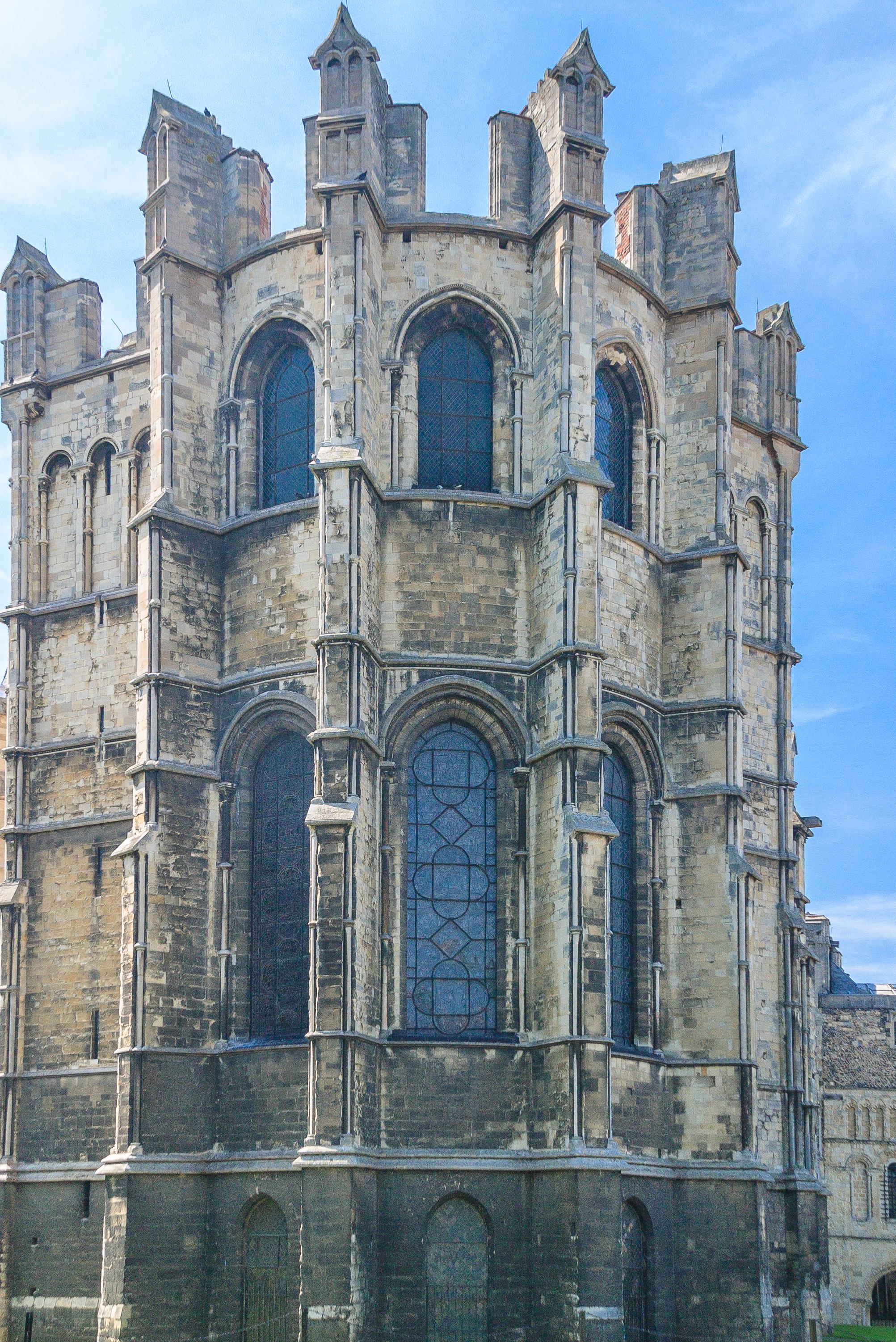 Canterbury Cathedral exterior corona - UWDC - UW-Madison Libraries