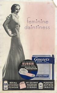 Gauzets 'feminine daintiness' poster