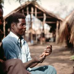 Royston Kaungu Performing an Oral Narrative at Chikoye Fishing Village