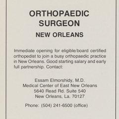 Medical Center of East New Orleans advertisement