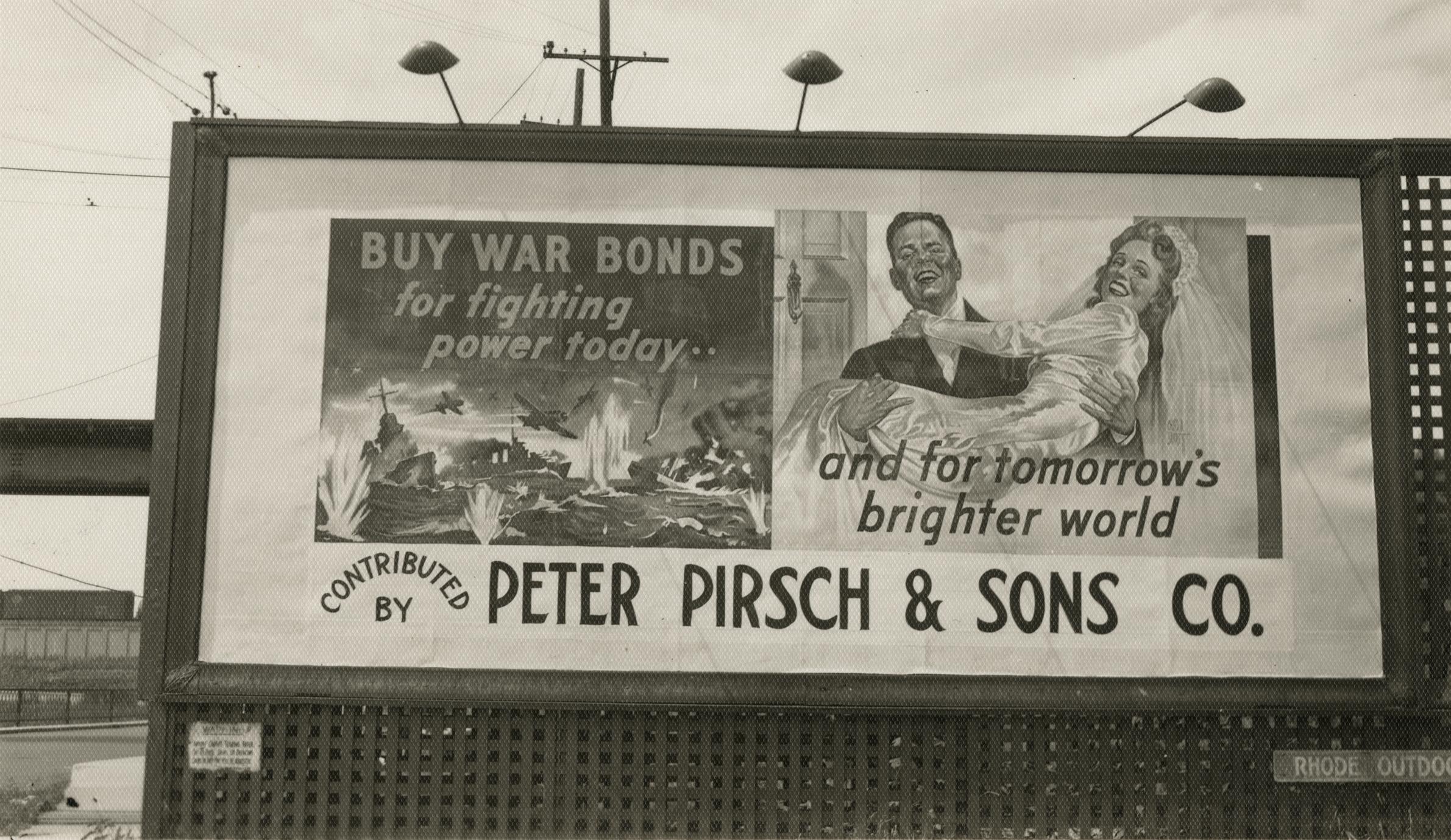 ‎World War II billboard - UWDC - UW-Madison Libraries