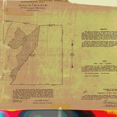 [Public Land Survey System map: Wisconsin Township 38 North, Range 03 West]