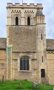 Iffley St Mary Church, central tower from the south