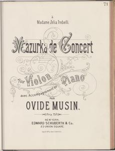 Mazurka de concert