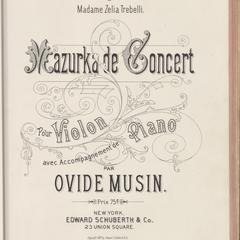 Mazurka de concert